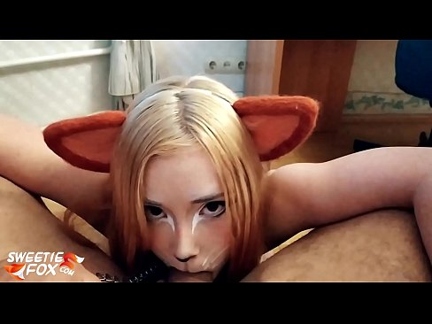 ❤️ E folo e Kitsune le titi ma le cum i lona gutu ❤️ Fa'afeusuaiga ❌️❤